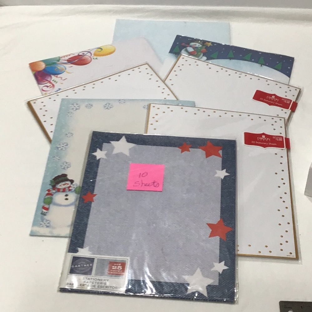 7 NWT packages Holiday Stationary 8.5” x 11” for printer